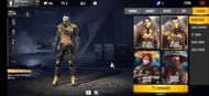 The Age of Gold costume bundle set in Free Fire